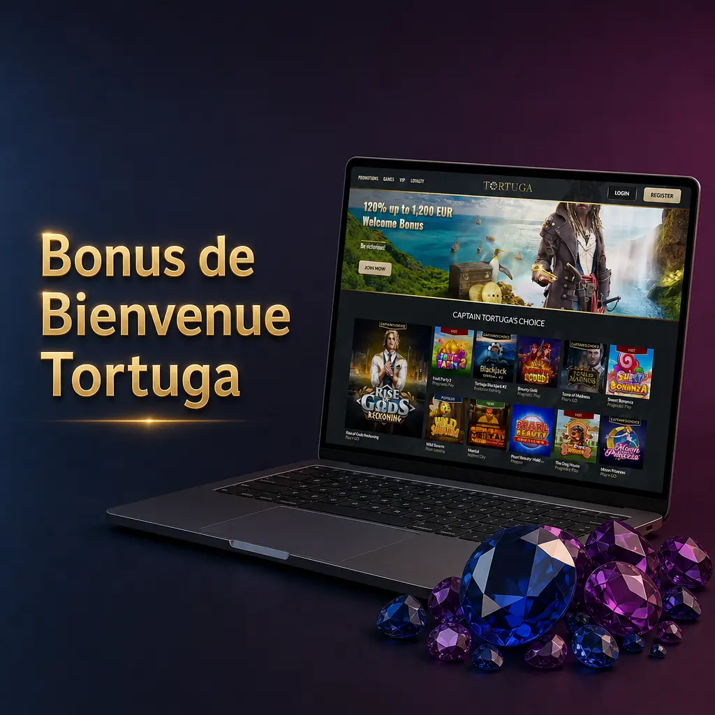 Bonus de bienvenue Tortuga : offres casino, paris sportifs et casino en direct avec dépôt minimum et mise requise
