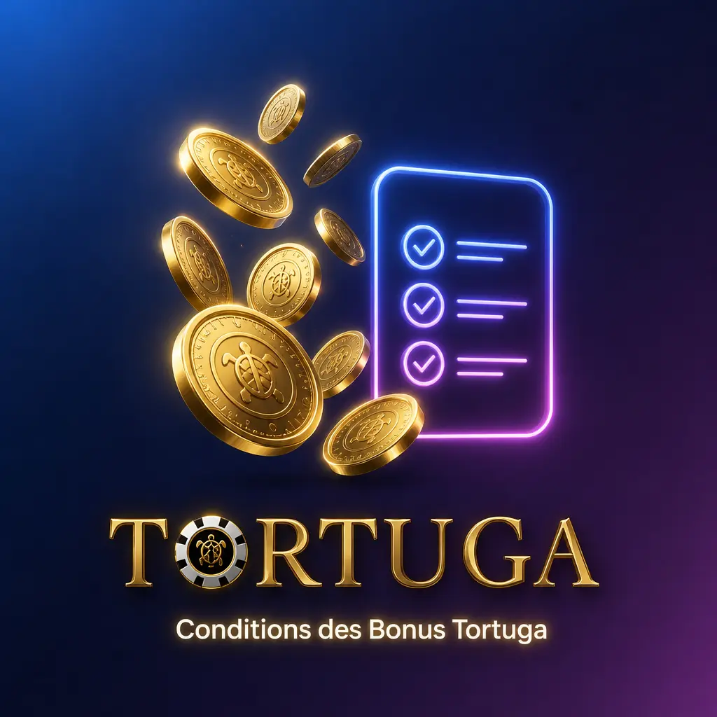 Conditions des bonus Tortuga Casino : âge minimum, dépôts exclus, mise maximale, wagering et vérification KYC avant retrait.