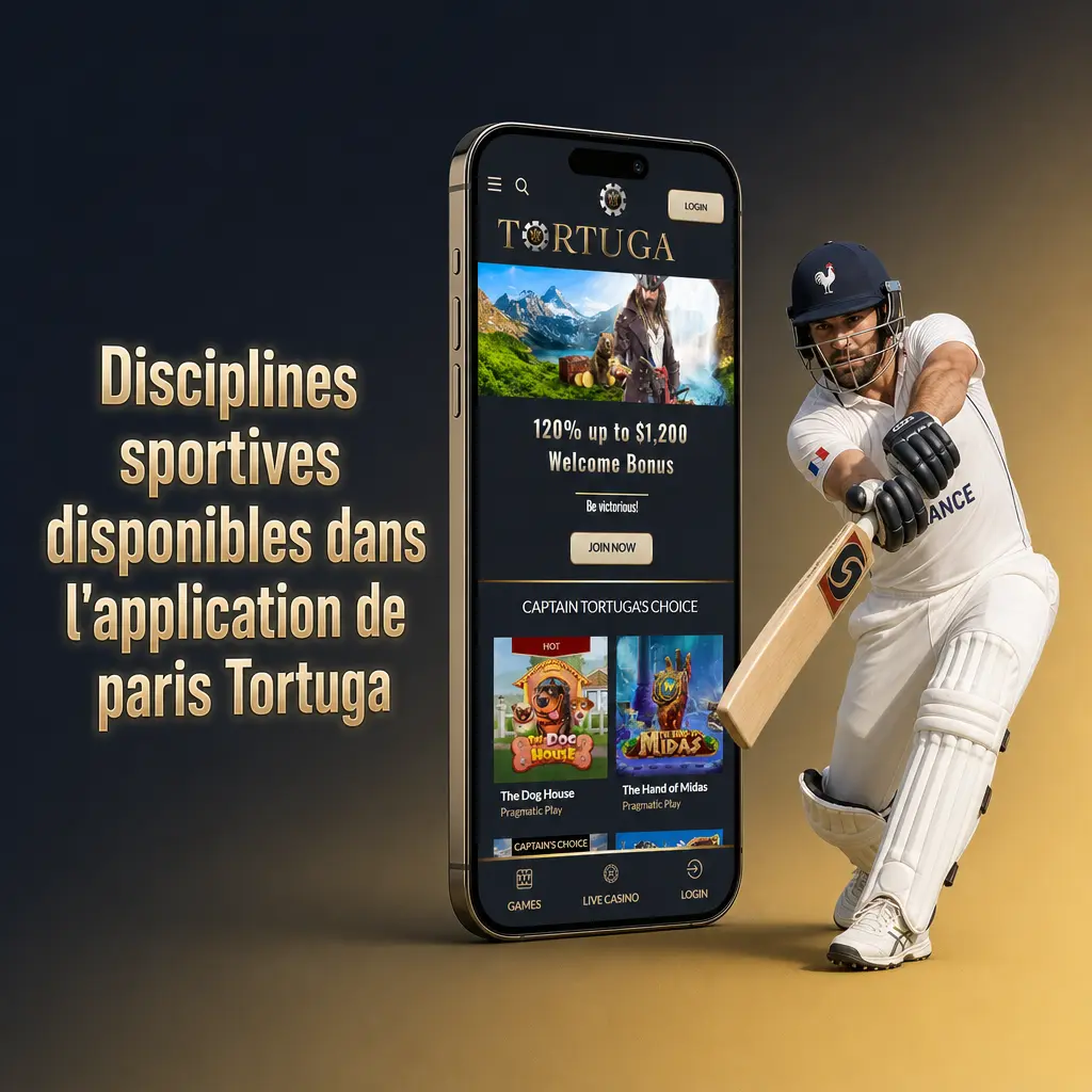 Disciplines sportives et eSport disponibles pour parier sur l'application Tortuga: football, tennis, basketball, MMA et plus.