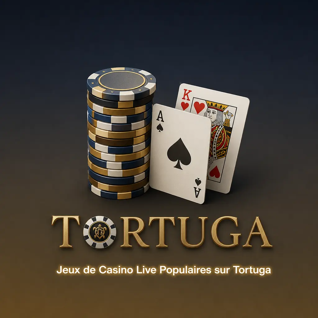 Jeux de casino live populaires sur Tortuga avec croupiers en direct, roulette, blackjack et jeux TV à multiplicateurs