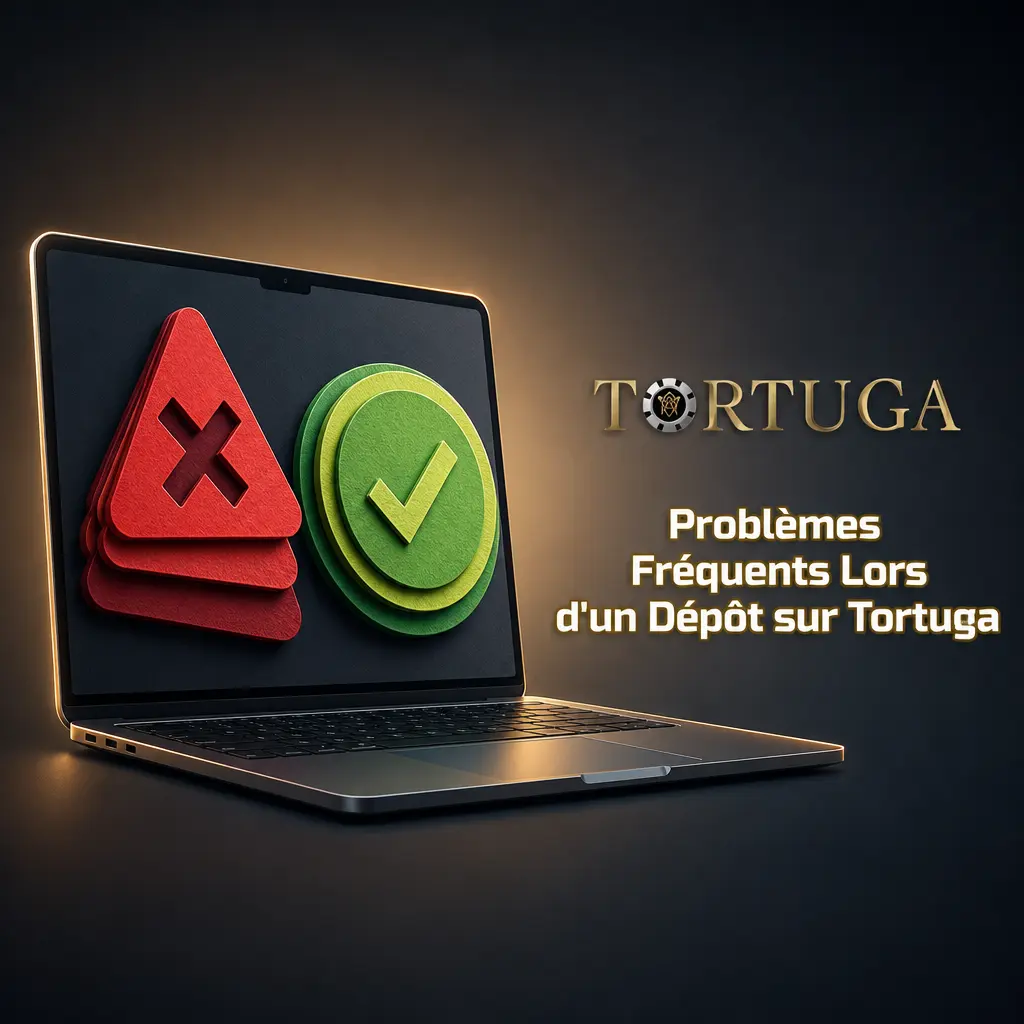 Solutions aux problèmes courants de dépôt sur Tortuga : carte refusée, solde non crédité, limite atteinte ou KYC incomplet.