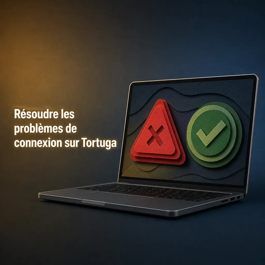 Guide de dépannage pour résoudre les problèmes de connexion courants sur la plateforme Tortuga
